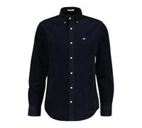 Chemise manches longues en velours cÃŽtelÃ© Gant Bleu S (3 cm)