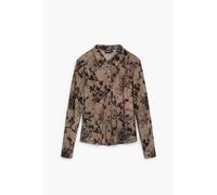 Chemise manches longues femme Desigual Beige S