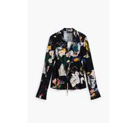 Desigual T-shirt mélange de couleurs / noir, Taille M