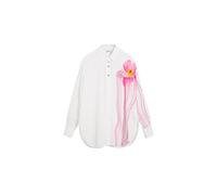 Chemise manches longues femme Desigual Gloss Blanc M