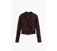 Chemise manches longues femme Desigual Marron S
