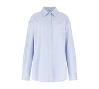 Guess - Chemise à manches longues - Femme - Blouses et Chemises - Bleu - Taille: 44 FR