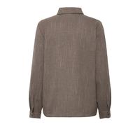 Chemise manches longues femme Ichi Remi Marron 38