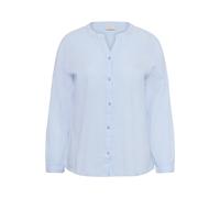 Chemise manches longues femme KAFFE Curve Nana Bleu 48