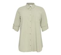 Chemise manches longues femme KAFFE Curve Nana Vert 54