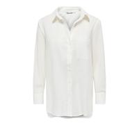 Only Chemise femme Salina manches longues, poignets boutonnés, col chemise Blanc S
