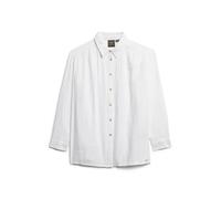 Chemise manches longues femme Superdry Beach Blanc XS