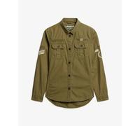 Chemise manches longues femme Superdry Military Vert S