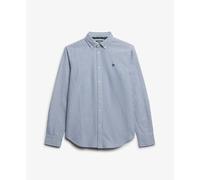 Chemise manches longues femme Superdry Oxford Bd Bleu M