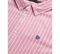 Superdry Slim Oxford Bd Long Sleeve Shirt Rose M Femme