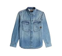 G-Star Men's Dakota Regular Shirt, Size: S, Color Blue