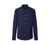 Chemise manches longues Hackett Garment Dye Linen B Bleu 3XL