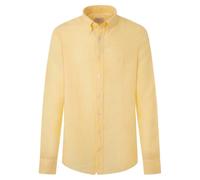 Chemise manches longues Hackett Garment Dye Linen B Jaune 3XL