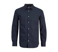 Chemise manches longues Jack & Jones Joe Plain Bleu S