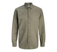 Chemise manches longues Jack & Jones Summer Linen Vert L