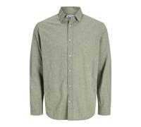 Chemise manches longues Jack & Jones Summer Linen Vert M