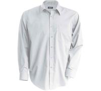 Kariban JOFREY > Chemise Manches Longues - Blanc, 6XL, Homme