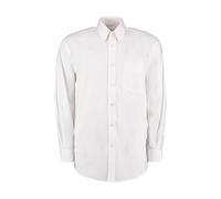 Chemise manches longues Kustom Kit Premium Oxford Classic Fit Blanc M