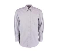 Chemise manches longues Kustom Kit Premium Oxford Classic Fit Gris 2XL