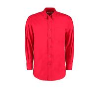Chemise manches longues Kustom Kit Premium Oxford Classic Fit Rouge M