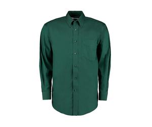 Chemise manches longues Kustom Kit Premium Oxford Classic Fit Vert L