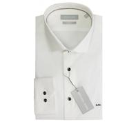 Chemise manches longues Michael Kors Poplin Contrast Emb Slim Blanc 39
