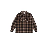 Chemise manches longues Nudie Jeans Vincent Shadow Check Marron S