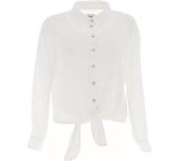 Only Lecey Knot Long Sleeve Shirt Blanc S Femme