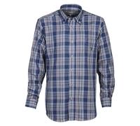 Chemise manches longues PERCUSSION Aubigny Bleu M