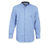 Chemise manches longues PERCUSSION Tradition Bleu S