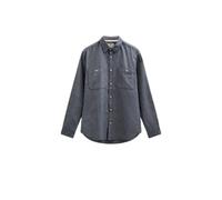 Chemise manches longues petitÃ© rayÃ©e Anerkjendt Leif Bleu M