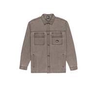 Chemise manches longues Quiksilver Mohab Washed Twill Marron S