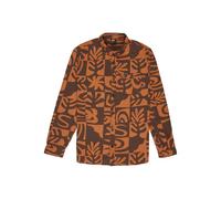 Quiksilver Motherfly Printed Long Sleeve Shirt Orange XS Homme