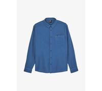Quiksilver Motherfly Solid Long Sleeve Shirt Bleu M Homme