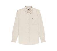 Quiksilver Smoke Trail Cord Long Sleeve Shirt Beige S Homme