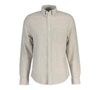 Chemise manches longues rayÃ©e Gant Regular Beige L