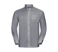 Chemise manches longues Russell Athletic Oxford ArgentÃ© XL