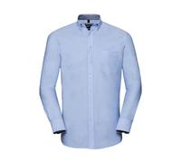 Chemise manches longues Russell Athletic Oxford Bleu 3XL