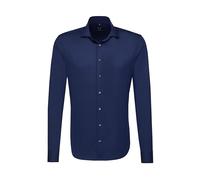 Chemise manches longues Seidensticker Shaped Fit Business Kent Bleu 37