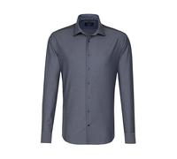 Chemise business homme Seidensticker - coupe ajustée - sans repassage - col Kent - manches longues - 100 % coton