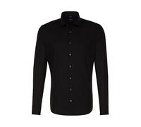 Chemise manches longues Seidensticker Shaped Fit Business Kent Noir 46