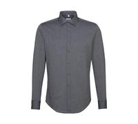 Chemise manches longues Seidensticker Slim Fit Business Kent Gris 36
