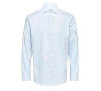 Selected Ethan Cut Away Slim Long Sleeve Shirt Blanc M Homme