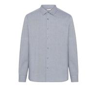 Chemise manches longues sergÃ© lÃ©ger KnowledgeCotton Apparel Bleu 3XL