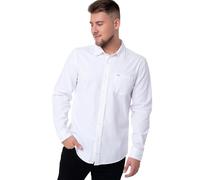Chemise manches longues slim avec poche Guess Blanc 2XL