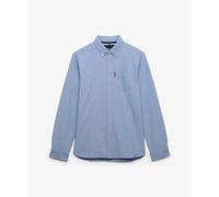 Superdry Essentials Oxford Long Sleeve Shirt Bleu 2XL Homme