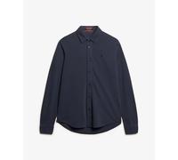 Superdry Vintage Destroy Pique Long Sleeve Shirt Bleu 3XL Homme