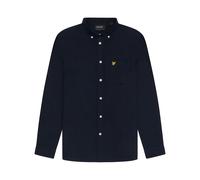 Chemise manches longues unie Lyle & Scott Oxford Bleu S