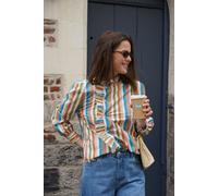 Chemise Marilou Rayure Multicolore Bleu