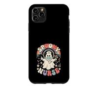 Chemise médicale effrayante pour infirmière, fantôme, seringue, Fleurs, Halloween Coque pour iPhone 11 Pro Max